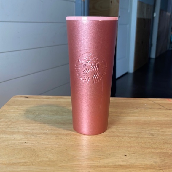 Starbucks Other - Starbucks 24fl oz insulated tumbler rose gold pink